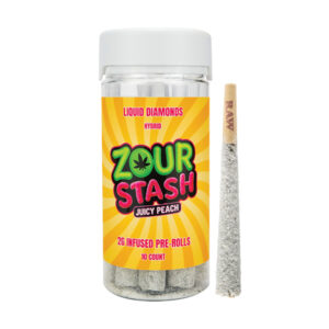 zour stash 2g prerolls 10ct juicy peach