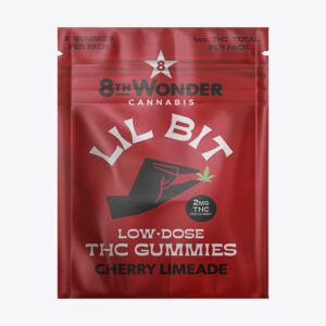 8th wonder lil bit gummies 4mg 2ct cherry llimeade