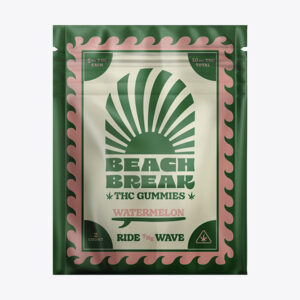 beach break thc gummies 10mg 2ct watermelon