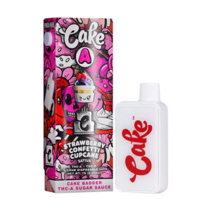 cake a 7g disposable strawberry confetti cupcake