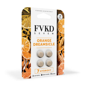 fvkd seven 7hydroxy 18mg 4ct tablets orange creamsicle