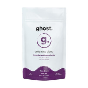 ghost d9 cbd 1000mg gummies 20ct black cherry
