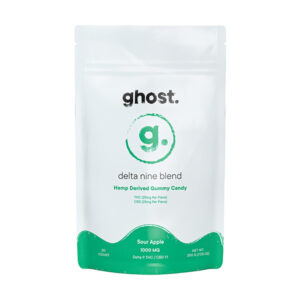 ghost d9 cbd 1000mg gummies 20ct sour apple