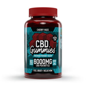 hemp bombs cbd gummies 6000mg 60ct sleep cherry haze