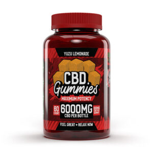 hemp bombs cbd gummies 6000mg 60ct yuzu lemonade