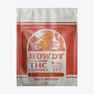 howdy low dose gummies 5mg 2ct paloma