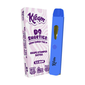 kream d9 shorties 2.5g disposable grape stomper