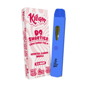 kream d9 shorties 2.5g disposable krystal kandy