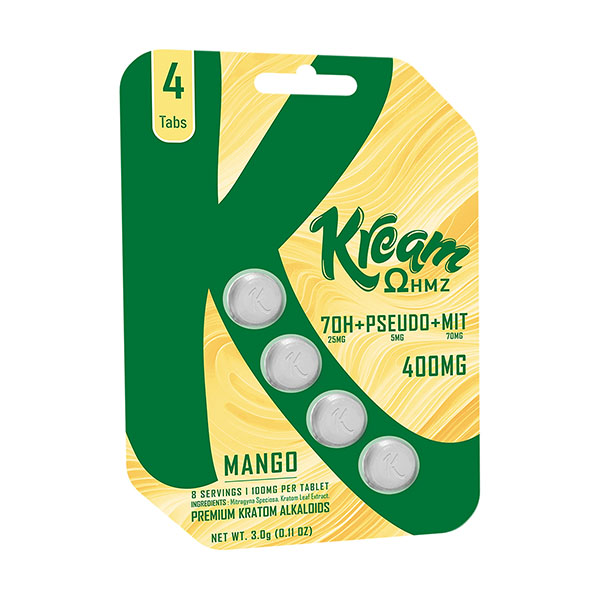 Kream 7OH + Pseudo + MIT Tablets | 4 Count | Delta 8 Resellers