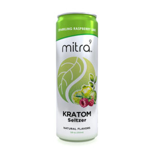 mitra9 kratom seltzer raspberry lime