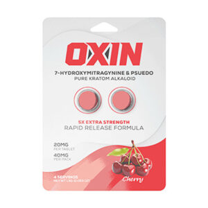 oxin 7hydroxy pseudo tablets 20mg 2ct cherry