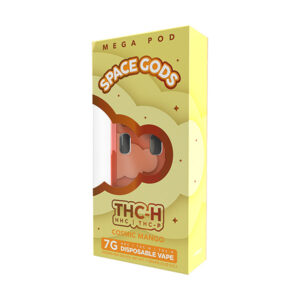 space gods mega pod thch 7g disposable cosmic mango