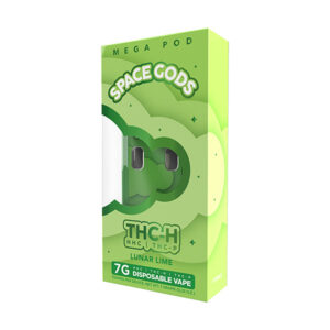 space gods mega pod thch 7g disposable lunar lime