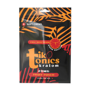tik tonics kratom soft chews 20mg fruit punch