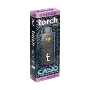 torch cryo thcp 7.5g disposable grape gelato