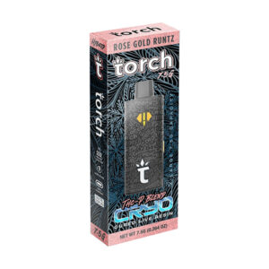 torch cryo thcp 7.5g disposable rose gold runtz