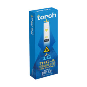 torch thca vvs diamond vape berry blue