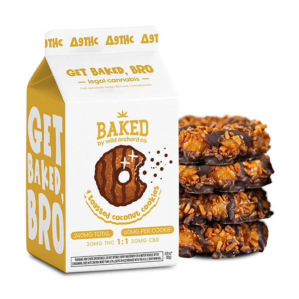 Wild Orchard Delta-9 Baked Toasted Coconut Cookies | Delta 8 Resellers