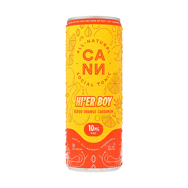 cann hier boy tonic 12oz 10mg blood orange cardamom