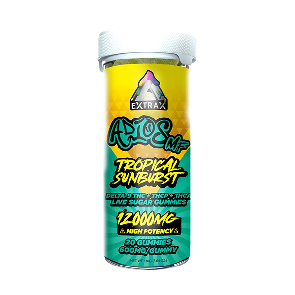 Delta Extrax Adios MF Live Sugar Gummies | (20ct) 12000mg | Delta