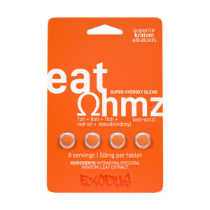 exodus eat ohmz 7oh 8oh 11oh red oh psuedo tablets 50mg 4ct