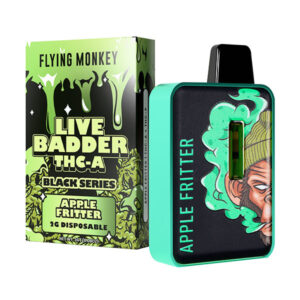 flying monkey black series live badder thca 2g disposable apple fritter