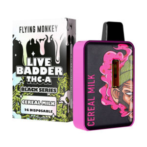 flying monkey black series live badder thca 2g disposable cereal milk