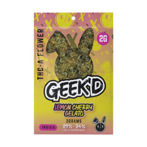 geekd thca flower 2g lemon cherry gelato