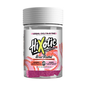 hixotic d9 gummies 20ct straw blasted