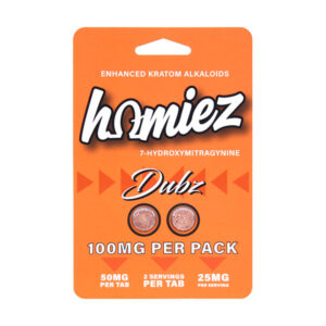 homiez 7hydroxy tablets 100mg 2ct