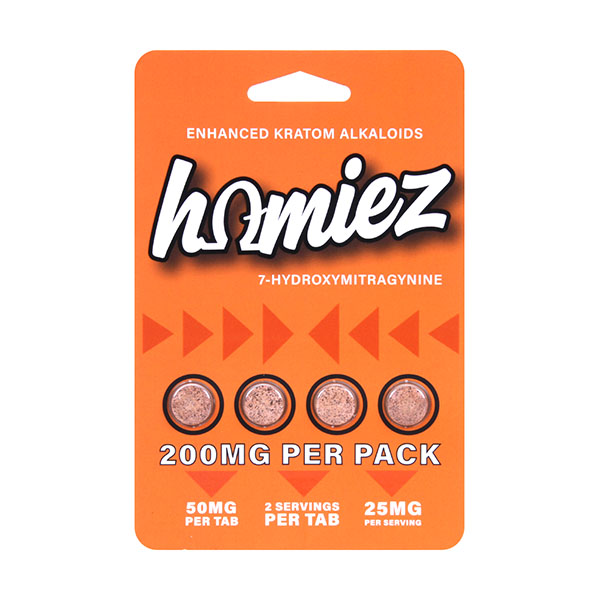 homiez 7hydroxy tablets 200mg 4ct