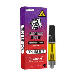 juicy kush thcp live rosin 1g cartridge forbidden fruit