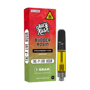 juicy kush thcp live rosin 1g cartridge strawberry kiwi
