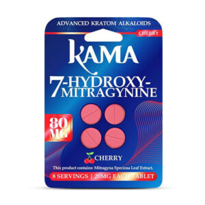 kama 7hydroxy tablets 80mg 4ct cherry