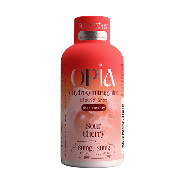 opia 7hydroxy shot 60mg sour cherry new