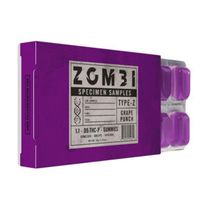 zombi d9 thcp 80mg gummies grape punch