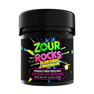 zour rocks 3.5g flower electric lemonade