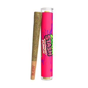 zour stash hash holes 2g thca preroll strawberry punch