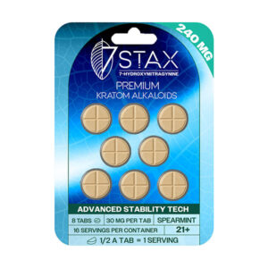 7stax 7hydroxy tablets 240mg 8ct spearmint new