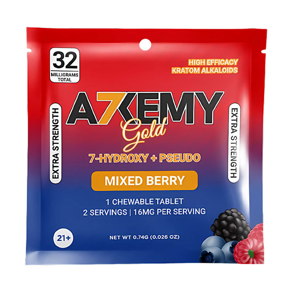 alkemy 7hydroxy pseudo 32mg 1ct tablet mixed berry