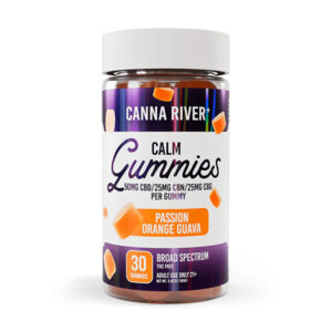 canna river bs 30ct gummies calm passion orange guava