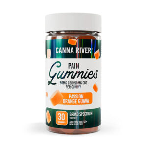 canna river bs 30ct gummies pain passion orange guava