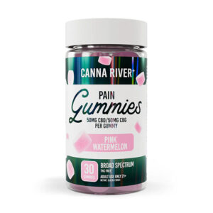 canna river bs 30ct gummies pain pink watermelon