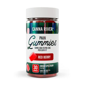 canna river bs 30ct gummies pain red berry