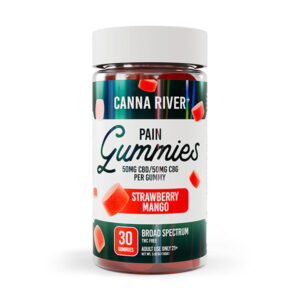 canna river bs 30ct gummies pain strawberry mango