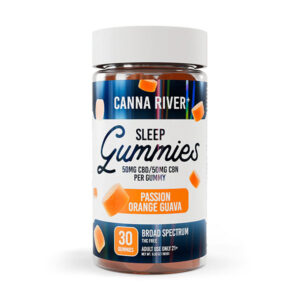 canna river bs 30ct gummies sleep passion orange guava