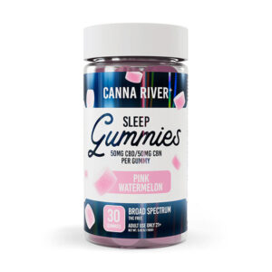 canna river bs 30ct gummies sleep pink watermelon