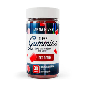 canna river bs 30ct gummies sleep red berry