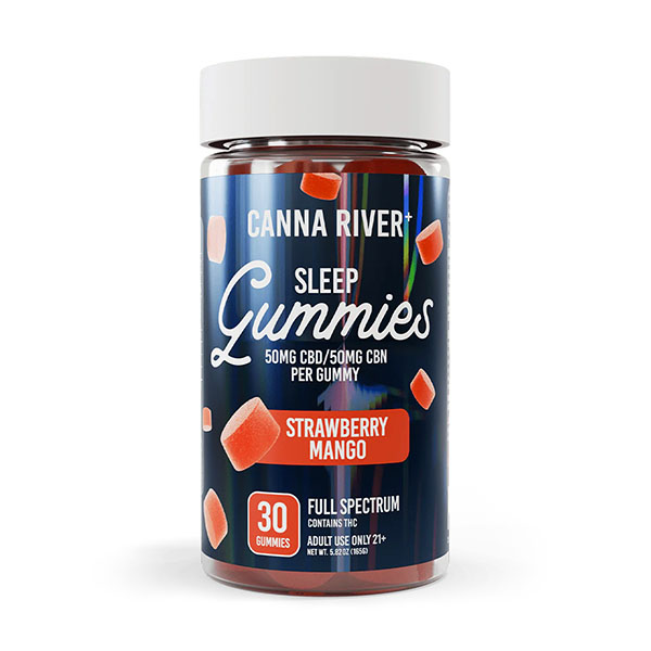 canna river fs 30ct gummies sleep strawberry mango