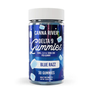 canna river d9 30ct gummies blue razz